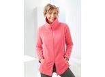 Fleecejacke CLASSIC BASICS, Damen, Gr. 52, orange (mango), 100% Polyester, unifarben, figurumspielend, Jacken Fleecejacke