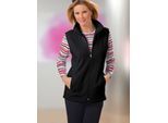 Fleeceweste CLASSIC BASICS, Damen, Gr. 46, schwarz, 100% Polyester, unifarben, Westen Fleeceweste