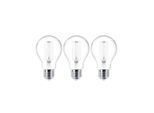 LED-Leuchtmittel Filament E27 klar 4W 2700K 470lm 3er-Set