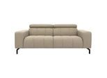 Mid.you 2-Sitzer-Sofa , Schlammfarben , Textil , Uni , 208x79x104 cm , Made in EU, FSC Mix , Rücken echt , Wohnzimmer, Sofas & Couches, Sofas, Textilsofas