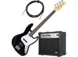 Rocktile Fatboy II BK E-Bass Black Verstärker Set