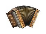 Strasser 4/III Hoamat Harmonika G-C-F-B mit X-Bass, Chen Chen Tigerwood