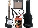 Rocktile Sphere Junior E-Gitarre 3/4 Schwarz Starter Set