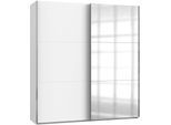 Schwebetürenschrank WIMEX "Level by fresh to go", weiß, B:200cm H:216cm T:65cm, Schränke, Schwebetürenschrank