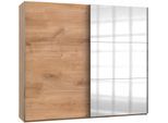 Schwebetürenschrank WIMEX "Level by fresh to go", braun (plankeneichefarben), B:250cm H:216cm T:65cm, Schränke, Schwebetürenschrank