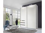 Schwebetürenschrank WIMEX "Level by fresh to go", weiß, B:200cm H:216cm T:65cm, Schränke, Schwebetürenschrank