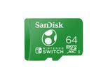 SanDisk Nintendo Switch microSD - 100MB/s - 64GB - Yoshi edition