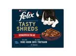 Felix Tasty Shreds 10x80g Geschmacksvielfalt vom Land