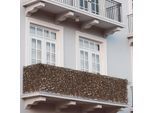 Balkonsichtschutz, Sichtschutz Windschutz Verkleidung für Balkon Terrasse Zaun ~ 500x100cm Ahorn braun