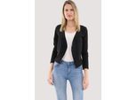 malito more than fashion Jackenblazer 6040 Sweatblazer im Basic-Look, schwarz