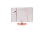 UNIQ Hollywood trifold make up spejl - rose gold