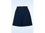 Niedlich wie ein Knopf Shorts in Marineblau