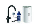 GROHE Armatur und Boiler Red Duo 30083 M-Size C-Auslauf, velvet black 30083KS1 30083KS1