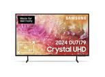 Samsung Crystal UHD 4K DU7179 LED-TV 108 cm 43 Zoll EEK G (A - G) CI+, DVB-C, DVB-S2, DVB-T2 HD, WLAN, UHD, Smart TV Schwarz