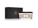 Woodwick Fireplace Fireside geurkaars met een houten lont (hearthwick) (gift box) 453 g