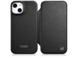 Étui en cuir pour iPhone 14 Plus avec rabat magnétique MagSafe CE Premium Leather noir