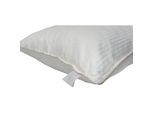 Lestra - Oreiller Fjord Grand Hotel Moelleux Com'Duv Satin de coton rayé Taille d'oreiller: Oreiller 65 x 65 cm