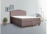 INOSIGN Boxspringbett »Jalma«, Füsse aus massiver Birke ; Inkl. Topper
