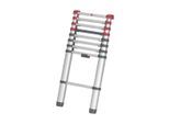 Hailo Anlegeleiter »T80 Flexline 260 9 Stufen«, Aluminium Sicherheits-Teleskopleiter