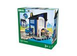 BRIO® Spielzeugeisenbahn-Gebäude »BRIO® WORLD Polizeistation mit Einsatzfahrzeug«, mit Licht- und Soundfunktion