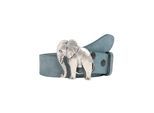 RETTUNGSRING by showroom 019° Ledergürtel, mit austauschbarer Schliesse »Elefant«