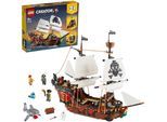 LEGO® Konstruktionsspielsteine »Piratenschiff (31109), LEGO® Creator 3in1«, (1264 St.), Made in Europe