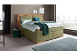 Places of Style Boxspringbett »Cup«, mit Massivholzrahmen, mit Topper, in 2 Härtegraden, in 3 Breiten