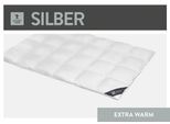 Daunenbettdecke SPESSARTTRAUM "Silber", weiß, B:155cm L:220cm, Bezug: 100% Baumwolle. Füllung: 100% Daunen, Bettdecken, hergestellt in Deutschland, allergikerfreundlich