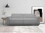 Dorel Home 3-Sitzer »Allie Schlafsofa 225 cm«, Bett-Funktion (108/190cm), trendiger Cord o. pflegeleichter Velours