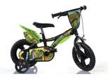 Dino Kinderfahrrad »Dinosaurier T-Rex 12 Zoll«, 1 Gang, mit Stützrädern, Frontschild und coolen Schutzblechen