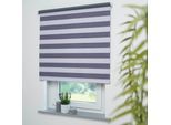 Liedeco Springrollo »Streifen«, Lichtschutz, Perlreflex-beschichtet, ohne Bohren, freihängend, Dekorrollo Hergestellt in...