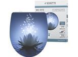 Schütte WC-Sitz »Water Lily«, Duroplast, mit Absenkautomatik und Schnellverschluss, High Gloss