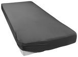 Spannbettlaken BELLANA "Jersey-Lyocell", grau (anthrazit), 1 Stk., Jersey-Elasthan, 100x200 100x210 100x220 110x200 110x210 110x220 120x200 120x210 120x220 90x200 90x210 90x220 30, Jersey-Elasthan, Obermaterial: 48% Baumwolle, 48% Lyocell, 4% Elasthan, Bettlaken, Spannbettlaken, temperaturausgleichend und faltenfrei