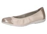 Caprice Ballerina, Loafer, Slipper, Festtags Schuh mit Lack-Details