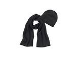 Calvin Klein Strickmütze »GS MONOGRAM SCARF+BEANIE«, (2 St.), mit Allover-Monogramm