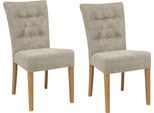 Home affaire Polsterstuhl »Queen«, (Set), 4 St., Feinstruktur, Esszimmerstuhl mit Knopfheftung, 2er, 4er oder 6er-Set