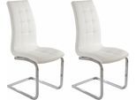 INOSIGN Freischwinger »Lola«, (Set), 2 St., Kunstleder, 2 oder 4 Stück, Bezug in Kunstleder oder Samtsoff, chrom Metallgestell