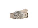 RETTUNGSRING by showroom 019° Ledergürtel, mit austauschbarer Schliesse »Oval Nieten Mit Strass«