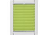 sunlines Plissee »One Size Style Crepe«, blickdicht, ohne Bohren, verspannt, Zubehörfarbe grau, zum Klemmen