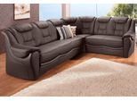 Ecksofa SIT & MORE "Bellevue L-Form", braun (mokka), B:265cm H:94cm T:215cm, PRIMABELLE-Microfaser (100% Polyester);SOFTLUX-Kunstleder;Luxus-NaturLEDER, Sofas, Ecksofa, wahlweise mit Bettfunktion