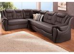 Ecksofa SIT & MORE "Bellevue L-Form", braun (mokka), B:265cm H:94cm T:215cm, PRIMABELLE-Microfaser (100% Polyester);SOFTLUX-Kunstleder;Luxus-NaturLEDER, Sofas, Ecksofa, wahlweise mit Bettfunktion