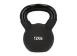 Kettlebell ENDURANCE Hanteln schwarz Hanteln Gewichte mit 12 Kilogramm Gewicht