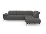 Ecksofa SIT & MORE "Cool L-Form", grau, B:272cm H:79cm T:220cm, Sofas, Ecksofa, wahlweise mit Kopfteilverstellung und Vorziehsitz, motorisch