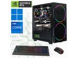 GAMEMAX Gaming-PC Computer DDR5-RAM, PCIe SSD Gen4, Windows 11 Gr. Microsoft Windows 11 Home (64 Bit), 32 GB RAM 2000 GB SSD, schwarz (black hole 7263) Gaming PCs