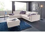 Ecksofa SIT & MORE "Percy L-Form", beige (linen), B:270cm T:235cm, Sofas, Ecksofa, 15 cm Fußhöhe, Sitztiefenverstellung, wahlweise in 2 Fußfarben
