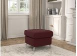 Stauraumhocker SIT & MORE "Visby", rot (bordeaux), B:58cm H:48cm, Hocker, auch erhältlich in dem mit Wasser zu reinigendem "Soft clean" Bezug