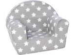 Knorrtoys® Sessel »Grey White Stars«, für Kinder; Made in Europe