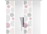 Vision S Schiebegardine »4ER SET BORDEN«, (4 St.), HxB: 260x60, Schiebevorhang 4er Set Digitaldruck