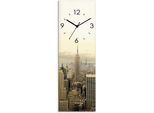 Artland Wanduhr »Skyline Manhattan - New York«, wahlweise mit Quarz- oder Funkuhrwerk, lautlos ohne Tickgeräusche