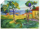 Artland Kunstdruck »Der Garten in Asgardstrand. 1904-05«, Wiesen & Bäume, (1 St.), als Alubild, Leinwandbild, Wandaufkleber...
